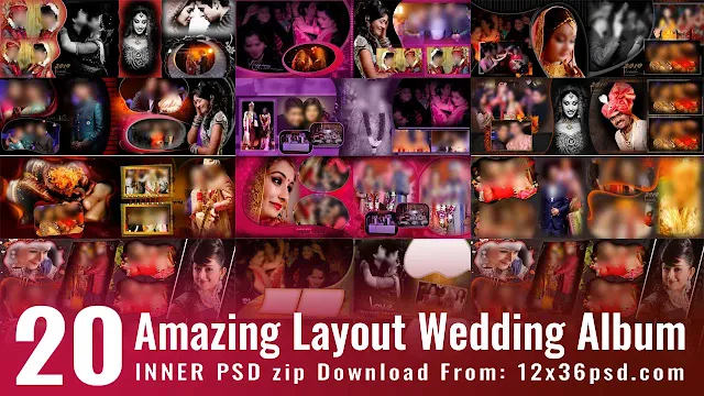 Marriage Album Design Psd 12×36 Free Download 2023